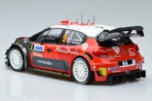 Citroen C3 WRC #9 S. Lefebvre / G. Moreau Tour de Corse 2017 Norev 1:18 181633 Métal Moulé — image 5 sur 6