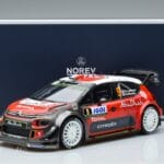 Citroen C3 WRC #9 S. Lefebvre / G. Moreau Tour de Corse 2017 Norev 1:18 181633 Métal Moulé - image 6 of 6