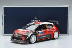 Citroen C3 WRC #9 S. Lefebvre / G. Moreau Tour de Corse 2017 Norev 1:18 181633 Métal Moulé — image 6 sur 6