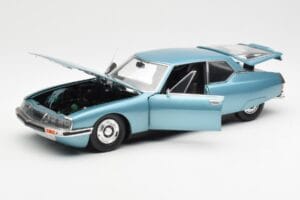 Citroen SM Bleu Clair Métallisé Norev 1:18 181589 Métal Moulé — image 2 sur 8