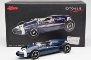 Cooper T51 Climax #14 S. Moss Italian GP Winner 1959 Schuco 1:18 450032600 Métal Moulé — image 8 sur 8