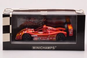 Ferrari 333 SP #3 Moretti Racing G. Moretti / D. Theys / M. Baldi 24 Hours of Le Mans 1998 Minichamps 1:43 430987603 Métal Mo — image 4 sur 4