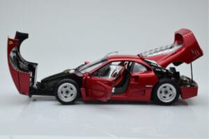 Ferrari F40 Rouge Métallisé Asia Exclusive Kyosho 1:18 08416RM-G Métal Moulé — image 4 sur 14