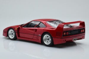 Ferrari F40 Rouge Métallisé Asia Exclusive Kyosho 1:18 08416RM-G Métal Moulé — image 8 sur 14