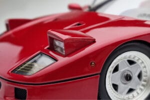 Ferrari F40 Rouge Métallisé Asia Exclusive Kyosho 1:18 08416RM-G Métal Moulé — image 10 sur 14