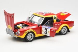 Fiat 124 Abarth #3 Barbasio / Sodano East African Safari Rally 1974 Sun Star 1:18 4952 Métal Moulé — image 2 sur 8