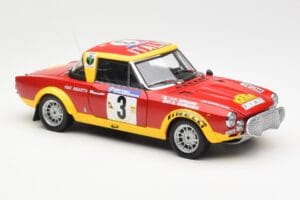 Fiat 124 Abarth #3 Barbasio / Sodano East African Safari Rally 1974 Sun Star 1:18 4952 Métal Moulé — image 6 sur 8