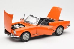 Fiat 124 BS Orange Sun Star 1:18 4906 Métal Moulé — image 2 sur 8