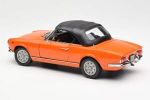 Fiat 124 BS Orange Sun Star 1:18 4906 Métal Moulé — image 7 sur 8