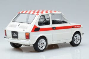 Fiat 126 Abarth Blanc MCG 1:18 MCG18325 Métal Moulé — image 2 sur 6