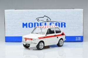 Fiat 126 Abarth Blanc MCG 1:18 MCG18325 Métal Moulé — image 6 sur 6