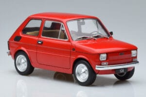 Fiat 126 Rouge MCG 1:18 MCG18323 Métal Moulé — image 4 sur 6