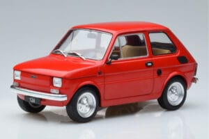 Fiat 126 Rouge MCG 1:18 MCG18323 Métal Moulé