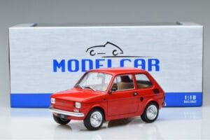 Fiat 126 Rouge MCG 1:18 MCG18323 Métal Moulé — image 6 sur 6