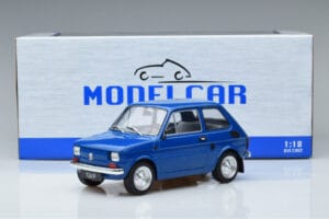 Fiat 126P Bleu MCG 1:18 MCG18324 Métal Moulé — image 6 sur 6