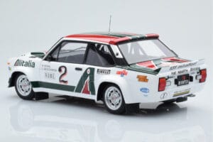Fiat 131 Abarth Alitalia #2 W. Röhrl / C. Geistdörfer Rally Monte Carlo 1978 Kyosho 1:18 08376G Métal Moulé — image 7 sur 10