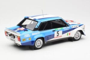Fiat 131 Abarth #5 Team Fiat Works Rally Portugal 1980 Kyosho 1:18 08376A Métal Moulé — image 3 sur 8