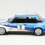 Fiat 131 Abarth #5 Team Fiat Works Rally Portugal 1980 Kyosho 1:18 08376A Métal Moulé - image 4 of 8