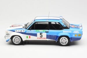 Fiat 131 Abarth #5 Team Fiat Works Rally Portugal 1980 Kyosho 1:18 08376A Métal Moulé — image 4 sur 8