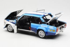 Fiat 131 Abarth #5 Team Fiat Works Rally Portugal 1980 Kyosho 1:18 08376A Métal Moulé — image 5 sur 8