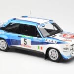 Fiat 131 Abarth #5 Team Fiat Works Rally Portugal 1980 Kyosho 1:18 08376A Métal Moulé - image 6 of 8