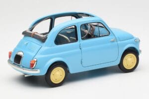 Fiat Nuova 500 Celeste Bleu Kyosho 1:18 08966LB Métal Moulé — image 3 sur 8