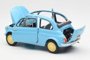 Fiat Nuova 500 Celeste Bleu Kyosho 1:18 08966LB Métal Moulé — image 5 sur 8