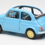 Fiat Nuova 500 Celeste Bleu Kyosho 1:18 08966LB - image 7 of 8
