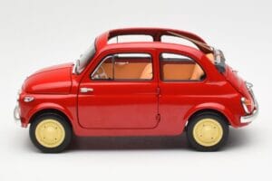 Fiat Nuova 500 Coral Rouge Kyosho 1:18 08966R Métal Moulé — image 4 sur 8