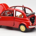 Fiat Nuova 500 Coral Rouge Kyosho 1:18 08966R - image 5 of 8