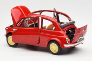 Fiat Nuova 500 Coral Rouge Kyosho 1:18 08966R Métal Moulé — image 5 sur 8