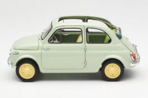 Fiat Nuova 500 Clear Vert Kyosho 1:18 08966LG Métal Moulé — image 4 sur 8