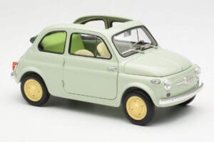 Fiat Nuova 500 Clear Vert Kyosho 1:18 08966LG Métal Moulé — image 6 sur 8