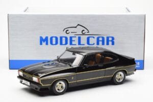 Ford Capri Mk2 X-Pack Noir MCG 1:18 MCG18348 Métal Moulé — image 6 sur 6