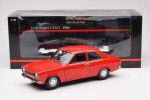 Ford Escort Mk1 RHD Rouge Minichamps 1:18 150081070 Métal Moulé — image 8 sur 8