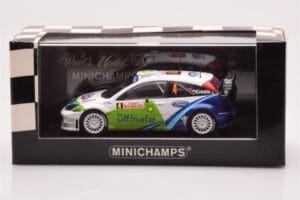Ford Focus RS WRC #4 R. Kresta / J. Tomanek Rally Monte Carlo 2005 Minichamps 1:43 400058404 Métal Moulé — image 4 sur 4