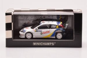 Ford Focus RS WRC #4 M. Martin / M. Park Neste Rally Finland Winners 2003 Minichamps 1:43 400038304 Métal Moulé — image 4 sur 4