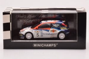 Ford Focus RS WRC #5 C. McRae / N. Grist Rally Acropolis Winner 2002 Minichamps 1:43 430028905 Métal Moulé — image 4 sur 4