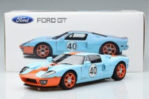 Ford GT Gulf Livery AUTOart 1:18 80513 Métal Moulé — image 8 sur 8