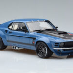 Ford Mustang Boss Cobra Ruffian Cars Bleu GT Spirit 1:18 - image 4 of 6