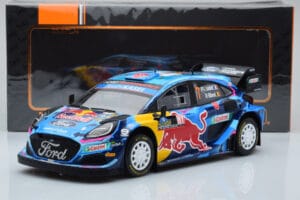 Ford Puma Rally1 WRC #7 P-L. Loubet / N. Gilsoul Rally Sweden 2023 IXO 1:18 18RMC154B Métal Moulé — image 6 sur 6