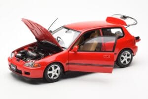 Honda Civic EG6 VTEC Rouge LCD 1:18 LCD18018-RE Métal Moulé — image 3 sur 11