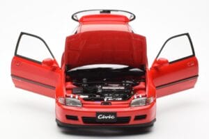 Honda Civic EG6 VTEC Rouge LCD 1:18 LCD18018-RE Métal Moulé — image 5 sur 11