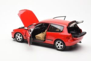 Honda Civic EG6 VTEC Rouge LCD 1:18 LCD18018-RE Métal Moulé — image 8 sur 11