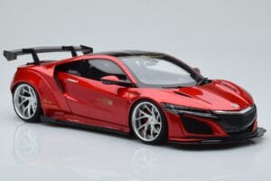 Honda NSX NC1 Liberty Walk Candy Rouge GT Spirit 1:18 GT245 Métal Moulé — image 4 sur 6