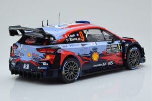 Hyundai i20 Coupe WRC #9 S. Loeb / I. Galmiche Rally Monte Carlo 2020 IXO 1:18 18RMC067B Métal Moulé — image 2 sur 6
