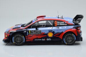 Hyundai i20 Coupe WRC #9 S. Loeb / I. Galmiche Rally Monte Carlo 2020 IXO 1:18 18RMC067B Métal Moulé — image 3 sur 6