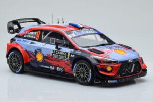 Hyundai i20 Coupe WRC #9 S. Loeb / I. Galmiche Rally Monte Carlo 2020 IXO 1:18 18RMC067B Métal Moulé — image 4 sur 6