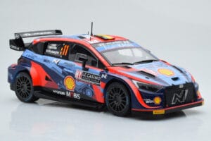 Hyundai i20 N Rally1 #11 T. Neuville / M. Wydaeghe Rally Monte Carlo 2022 IXO 1:18 18RMC112 Métal Moulé — image 4 sur 6