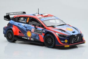 Hyundai i20 N Rally1 #8 O. Tanak / M. Jarveoja Rally Monte Carlo 2022 IXO 1:18 18RMC113 Métal Moulé — image 4 sur 6